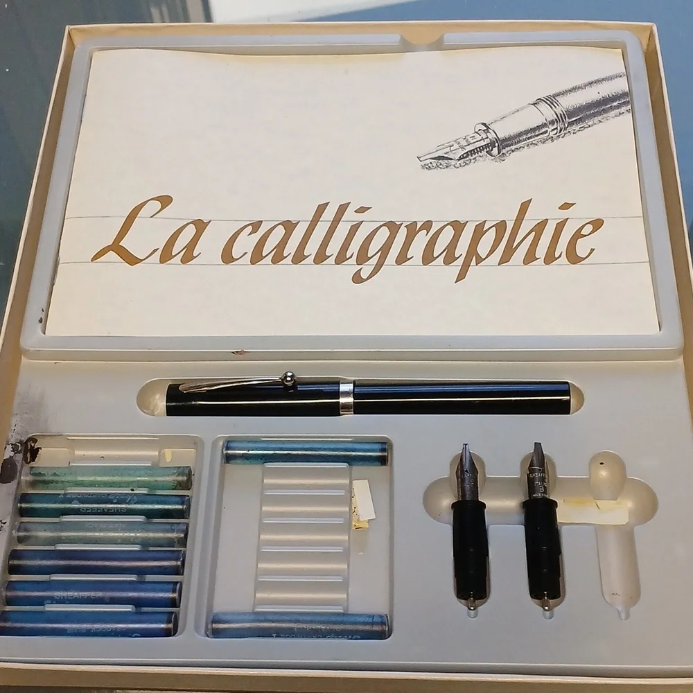 Used Sheaffer Calligraphy Pen Set - Picture 3 of 14